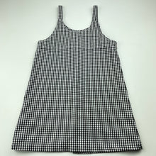 Load image into Gallery viewer, Girls Cotton On, black & white check casual dress, EUC, size 4, L: 56cm