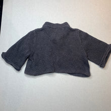 Load image into Gallery viewer, Girls Cotton On, grey metallic knitted bolero cardigan, FUC, size 1-2,