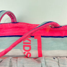 Load image into Gallery viewer, Girls Cotton On, striped casual cotton dress, FUC, size 1, L: 44cm at front