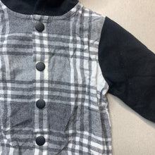 Load image into Gallery viewer, Boys Baby Berry, long sleeve hooded shirt top, FUC, size 0,