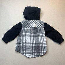 Load image into Gallery viewer, Boys Baby Berry, long sleeve hooded shirt top, FUC, size 0,