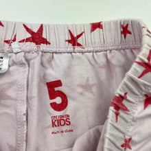 Load image into Gallery viewer, Girls Cotton On, pink pyjama shorts, elasticated, FUC, size 5,