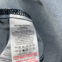 Load image into Gallery viewer, Girls Pumpkin Patch, patchwork stretch dnim skirt, adjustable, GUC, size 8