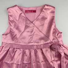 Load image into Gallery viewer, Girls Colours In, pink satin feel lightweight princess / party dress, FUC, size 3