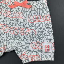 Load image into Gallery viewer, Girls Baby Berry, soft stretchy cotton shorts, elasitcated, GUC, size 000