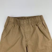 Load image into Gallery viewer, Boys Carter's, beige lightweight cotton pants, elasticated, EUC, size 12 months