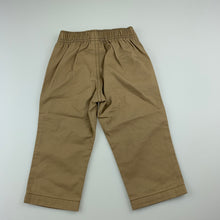 Load image into Gallery viewer, Boys Carter's, beige lightweight cotton pants, elasticated, EUC, size 12 months