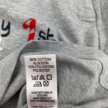 Load image into Gallery viewer, Boys St Bernard, grey long sleeve Christmas t-shirt / top, EUC, size 0