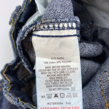 Load image into Gallery viewer, Boys Pumpkin Patch, dark denim jeans, adjustable, Inside leg: 22cm, EUC, size 0