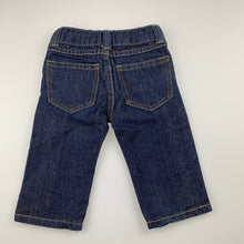 Load image into Gallery viewer, Boys Pumpkin Patch, dark denim jeans, adjustable, Inside leg: 22cm, EUC, size 0