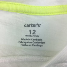 Load image into Gallery viewer, Boys Carter's, 2 in 1 cotton t-shirt / romper bodysuit, GUC, size 0