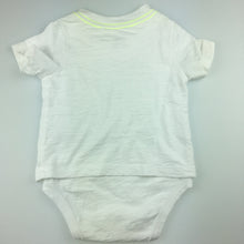 Load image into Gallery viewer, Boys Carter's, 2 in 1 cotton t-shirt / romper bodysuit, GUC, size 0