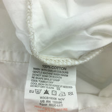 Load image into Gallery viewer, Boys Charlie & Me, white cotton shirt with button roll-tab sleeve, GUC, size 4