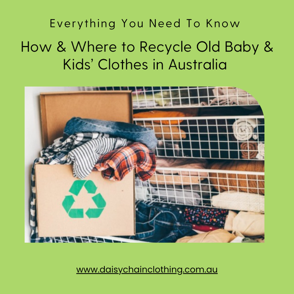 How & Where to Recycle Worn, Stained & Damaged Kids Clothes in Australia