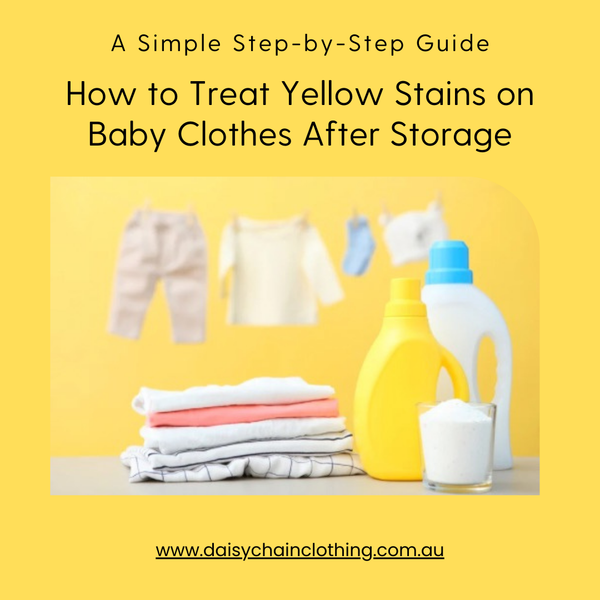 How to Treat Yellow Stains on Baby Clothes After Storage
