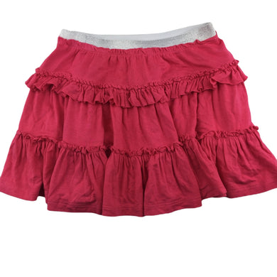 Origami soft stretchy pink party skirt, size 2, Pre-loved