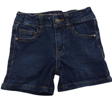 Load image into Gallery viewer, Piping Hot stretch denim jean shorts, adjustable, size 2, Pre-loved