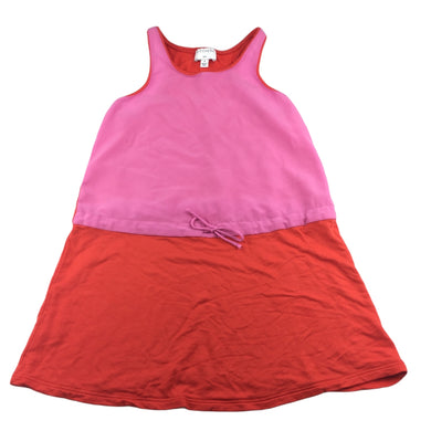 Witchery soft stretchy orange & pink party dress, size 4, Pre-loved