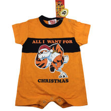 Load image into Gallery viewer, NRL Official orange cotton Wests Tigers romper, size 00, BNWT