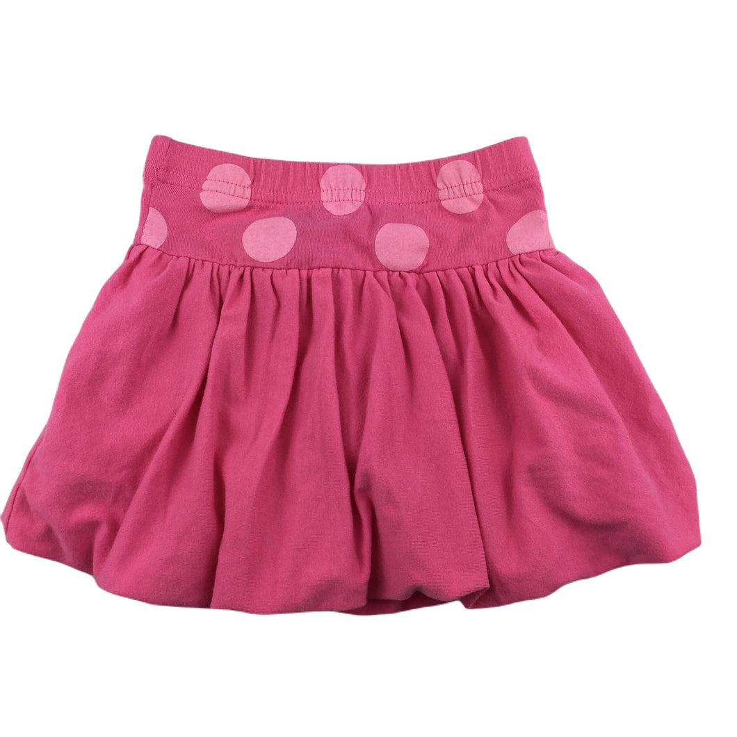 Pumpkin Patch pink bubble skirt, built-in shorts, size 0, Pre-loved