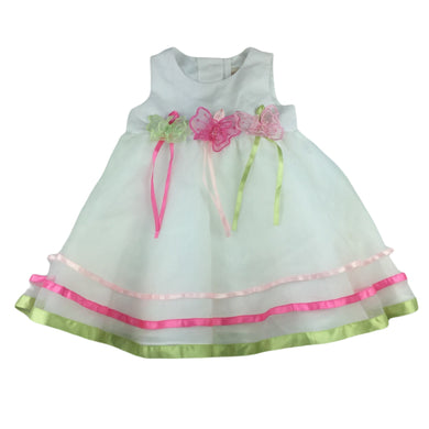 L J Fashions party / wedding / flower girl dress, size 12 months, Pre-loved
