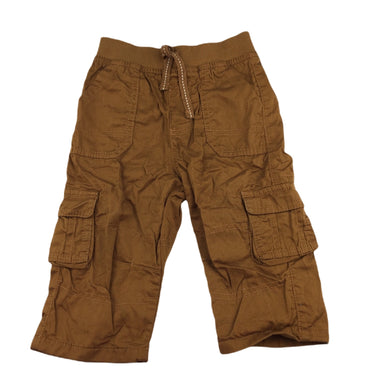 M&S cotton lined cargo pants, elasticated, size 0, Pre-loved