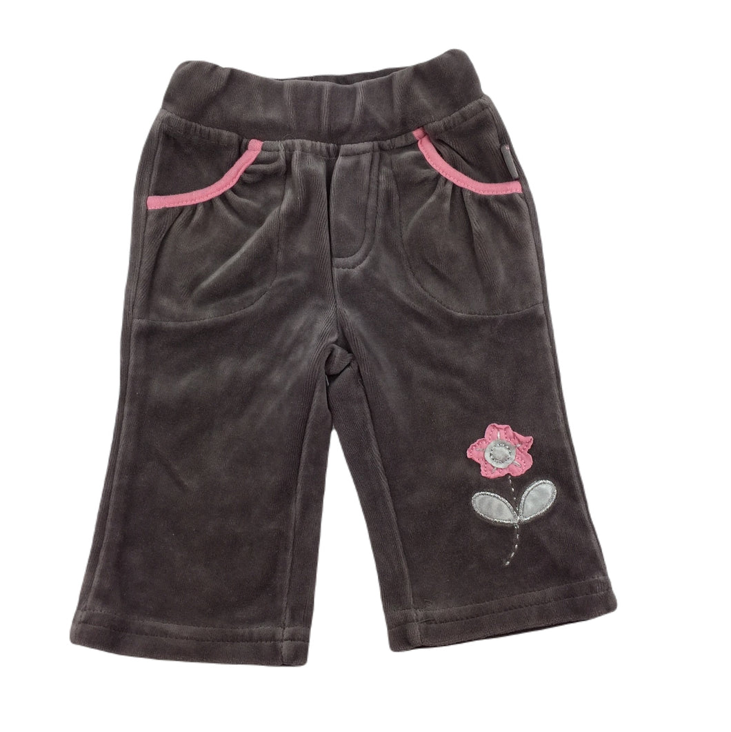 Pumpkin Patch cute velour pants / bottoms, elasticated, size 000, Pre-loved