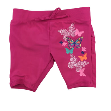 Cancer Council pink swim bottoms, elasticated, size 00, Pre-loved