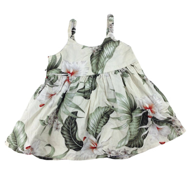 Ky's cotton summer / party dress, Hawaiian, size 6 months, Pre-loved
