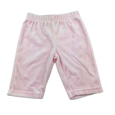 Target pink velour pants / bottoms, elasticated, size 00, Pre-loved