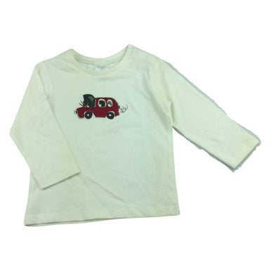 Target organic cotton long sleeve t-shirt / tee, size 0, Pre-loved