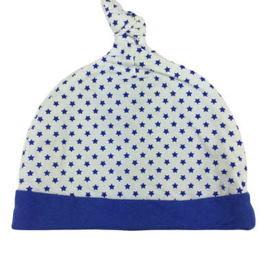 Target soft stretchy star print hat, size 000, Pre-loved