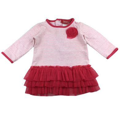 Sprout soft stretchy long sleeve tutu party dress, size 0, Pre-loved