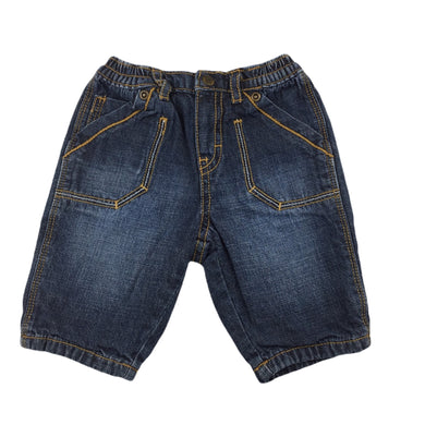 The Children's Place cotton lined denim jeans, elasticated, size 000, Pre-loved