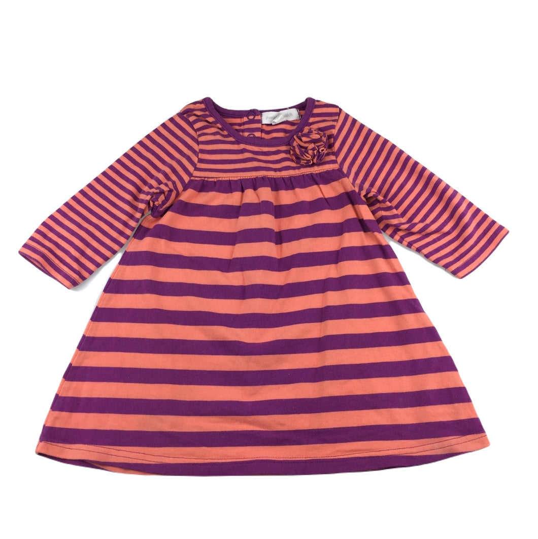 Pumpkin Patch soft stretchy striped party dress, size 00, Pre-loved