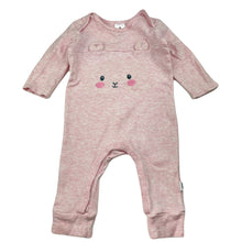 Load image into Gallery viewer, Girls Target, pink marle cotton romper, FUC, size 000,  