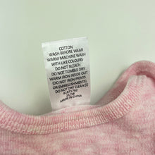 Load image into Gallery viewer, Girls Target, pink marle cotton romper, FUC, size 000,  