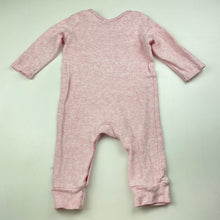 Load image into Gallery viewer, Girls Target, pink marle cotton romper, FUC, size 000,  