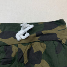 Load image into Gallery viewer, Boys khaki, camo print lightweight pants / bottoms, elasticated, EUC, size 00,  