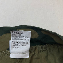 Load image into Gallery viewer, Boys khaki, camo print lightweight pants / bottoms, elasticated, EUC, size 00,  