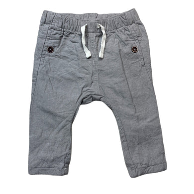 Boys Anko, lined cotton pants, elasticated, EUC, size 00,  