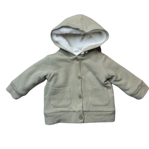 unisex Anko, thick fleece lined hooded sweater, EUC, size 0,  