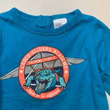 Load image into Gallery viewer, Boys Charlie &amp; Me, cotton long sleeve t-shirt / top, crocodile, GUC, size 0,  