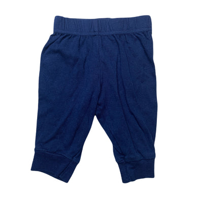 unisex Carters, navy cotton pants / bottoms, EUC, size 000,  