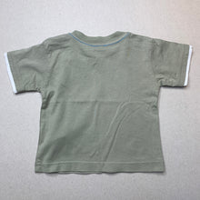 Load image into Gallery viewer, Boys Confetti, green cotton t-shirt / top, FUC, size 6 months,  
