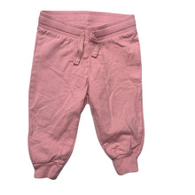 Load image into Gallery viewer, Girls H&amp;M, pink cotton pants / bottoms, elasticated, GUC, size 00,  
