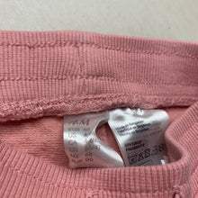 Load image into Gallery viewer, Girls H&amp;M, pink cotton pants / bottoms, elasticated, GUC, size 00,  