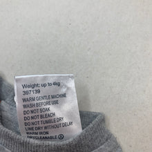 Load image into Gallery viewer, Boys Baby Baby, grey &amp; orange long sleeve t-shirt / top, EUC, size 0000,  