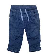 Load image into Gallery viewer, Boys H&amp;M, lined lightweight cotton pants, elasticated, FUC, size 00,  
