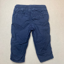 Load image into Gallery viewer, Boys H&amp;M, lined lightweight cotton pants, elasticated, FUC, size 00,  